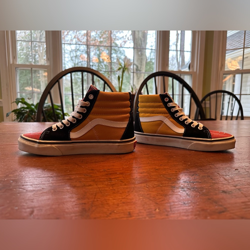 Multicolored Sk8 Hi Top Vans - Picture 4 of 9